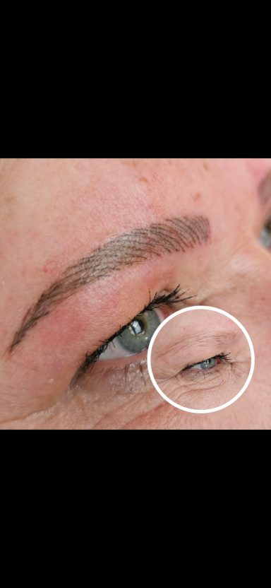 Härchenzeichnung Augenbrauen